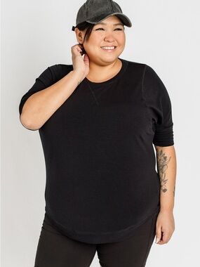 Christie Sweatshirt by Silver Icing (NWT) 🍒*Black, XS/S *very stretchy